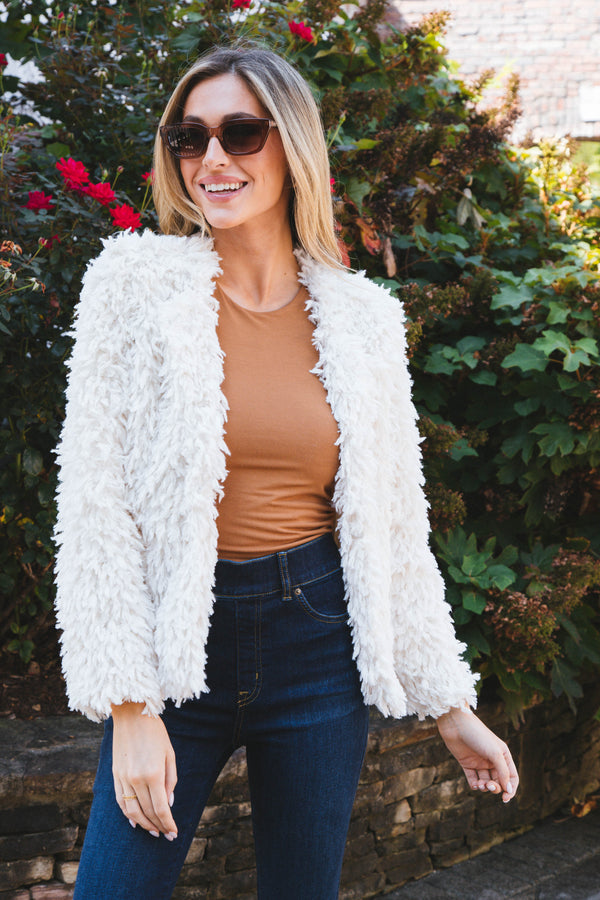 Bordeaux Textured Jacket, Cream