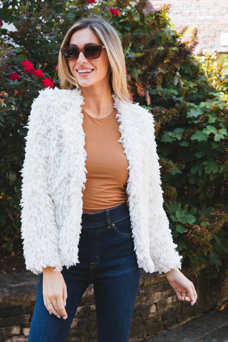 Bordeaux Textured Jacket, Cream