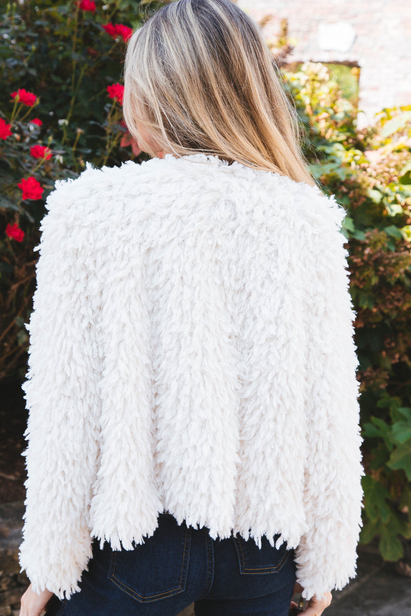 Bordeaux Textured Jacket, Cream