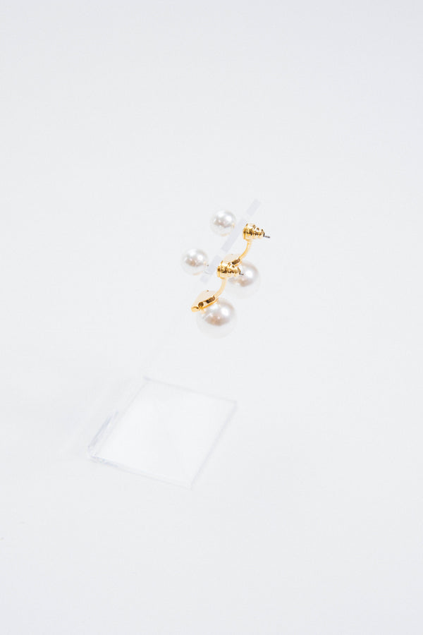 Pearl Bar Earring, Gold