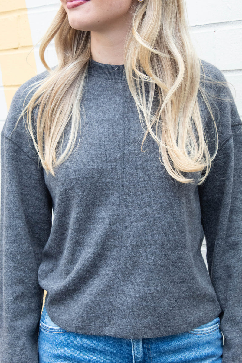 Into the Woods Cozy Top, Heather Ink | Sanctuary