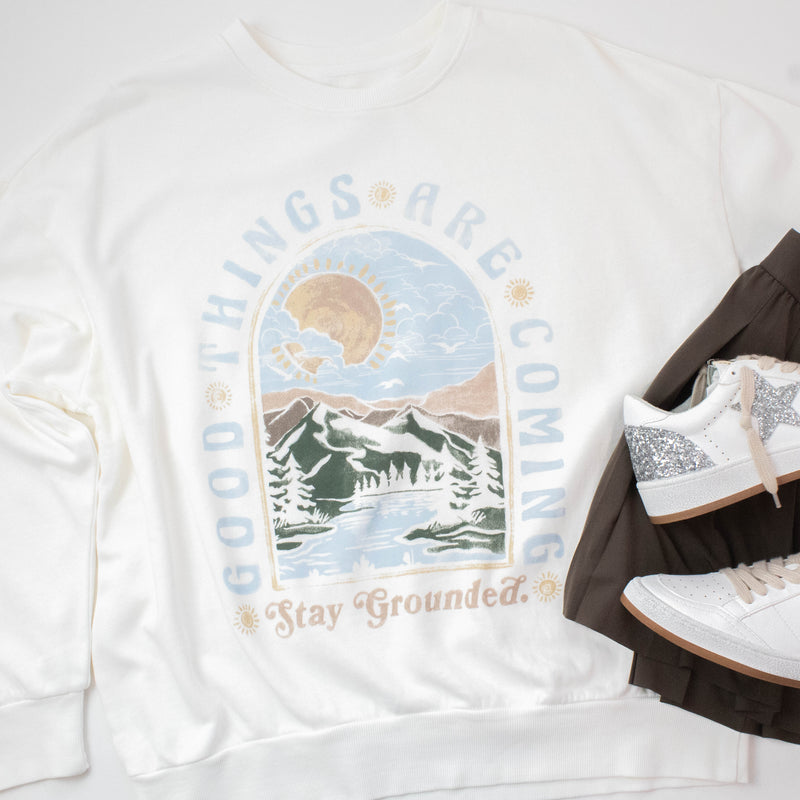 Grounded Sunday Sweatshirt, Sea Salt | Z Supply