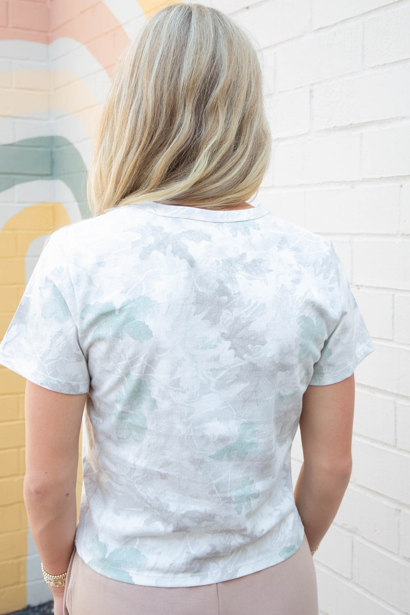 New York All Over Leaf Camo Tee, Leaf Camo