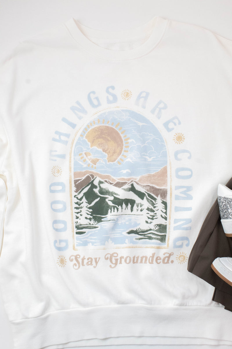 Grounded Sunday Sweatshirt, Sea Salt | Z Supply