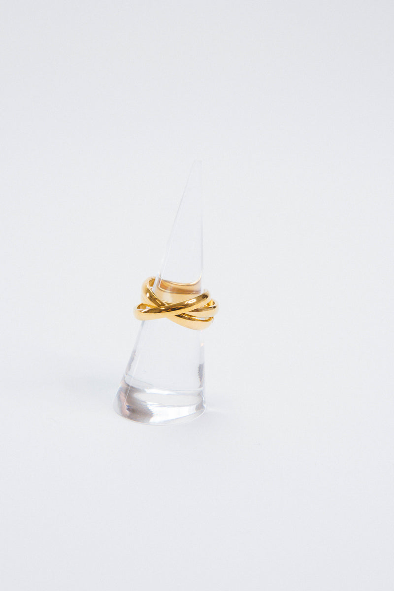 Golden Girl Ring Set, Gold | Sahira Jewelry