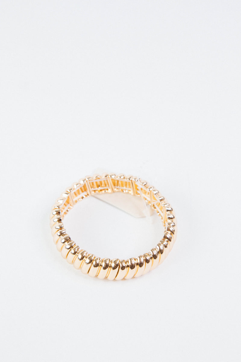 Maryam Cobra Link Chain Bracelet, Gold