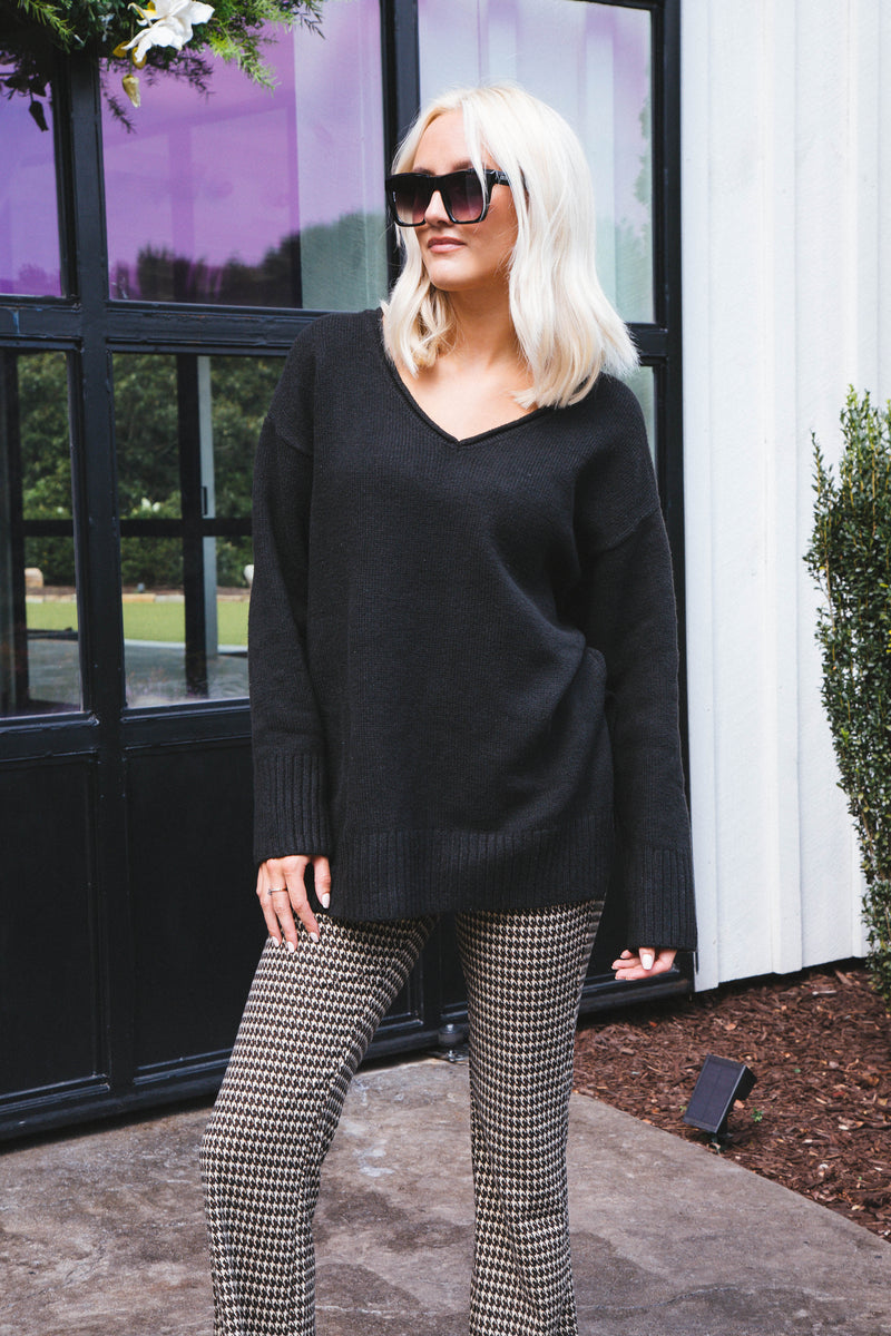 Filmore Flare Pant Mini Houndstooth, Vanilla Houndstooth| Sanctuary