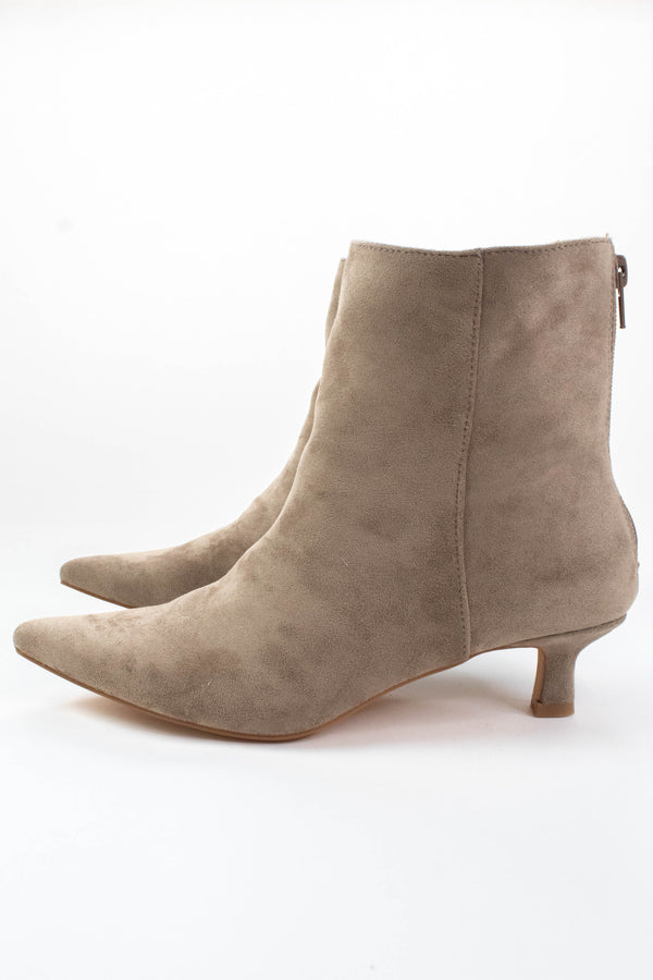 Genesis Kitten Heel Bootie, Taupe | Beach by Matisse