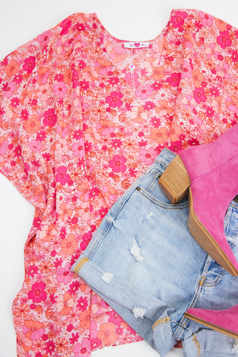 Beautiful Floral North Tunic, Hawaiian Sun | Buddy Love