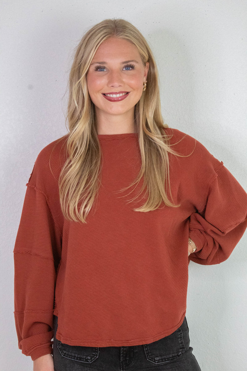 Total Eclipse Tee, Spiced Rum | Free People