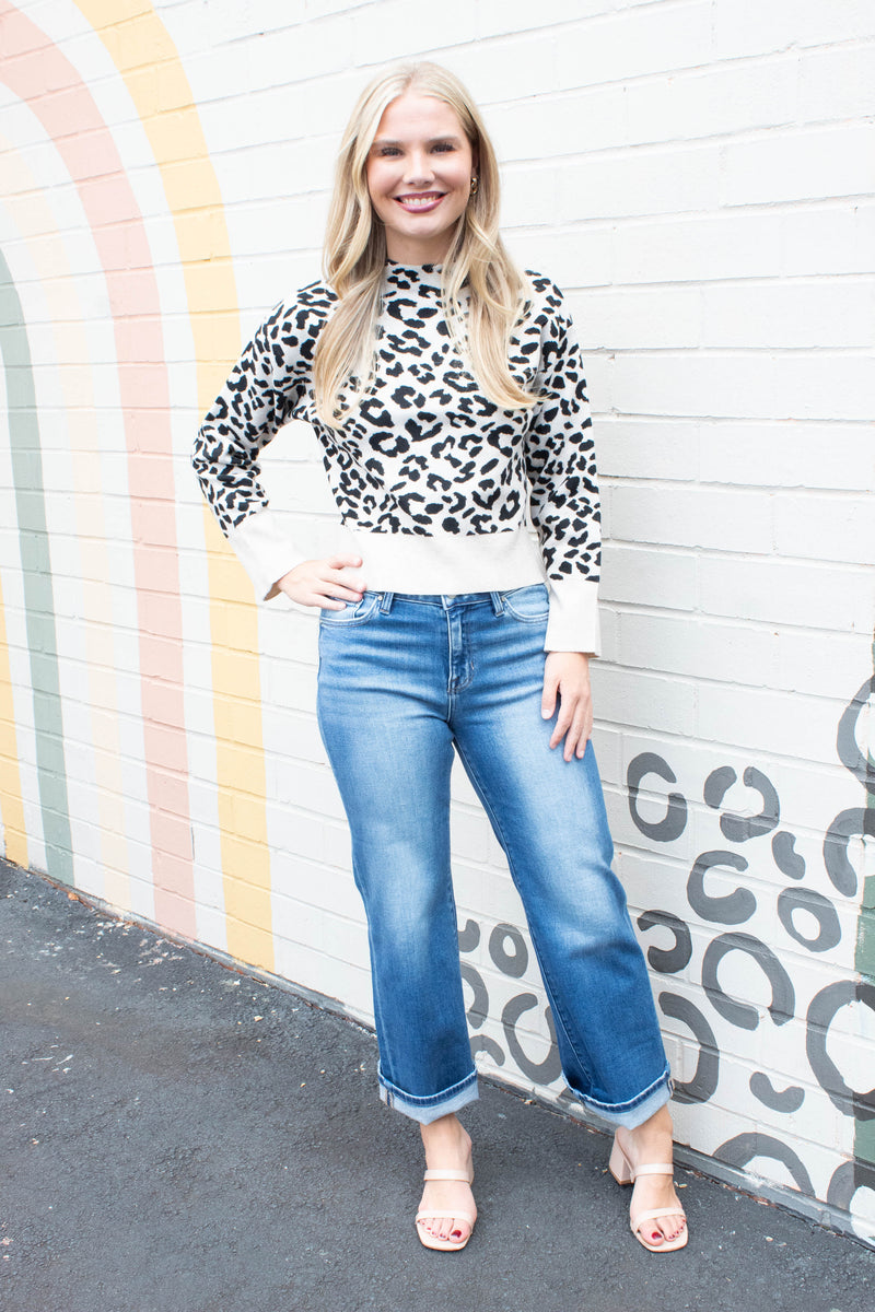 Soft Touch Popover Sweater, Spots | Sanctuary