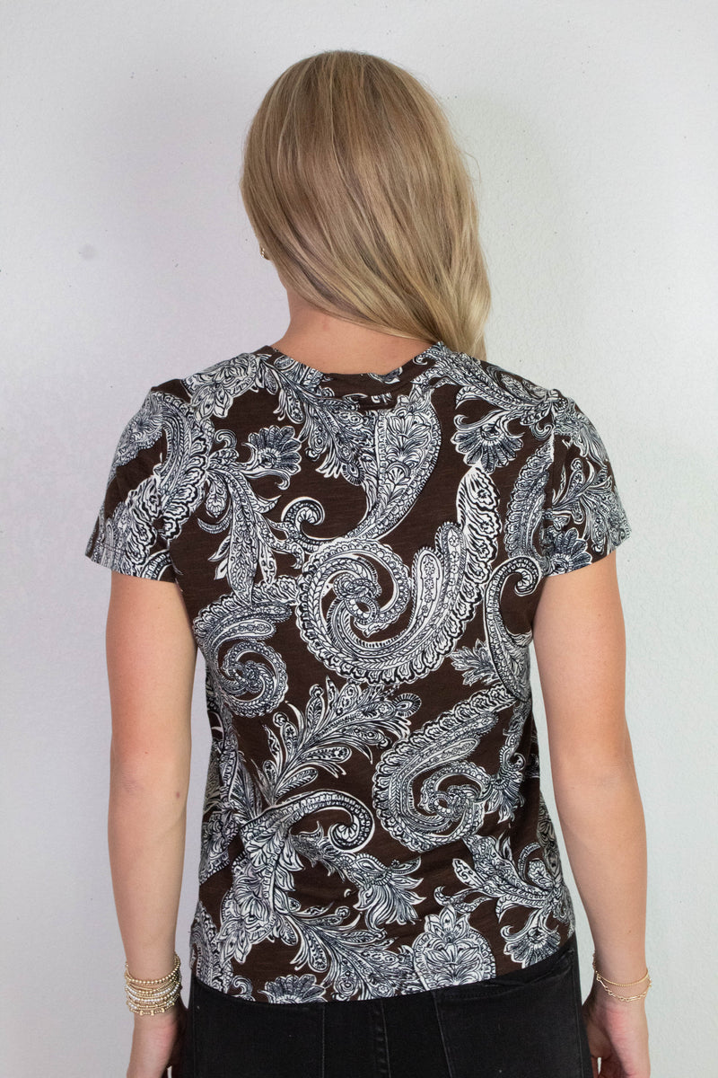 The Perfect Tee, Mineral Paisley | Sanctuary