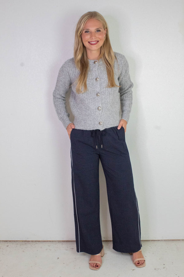 Calloway Check Woven Pants, Navy