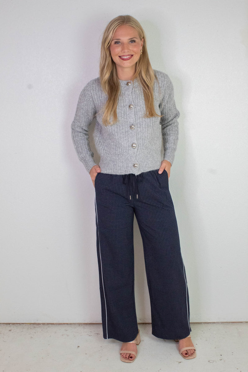 Calloway Check Woven Pants, Navy