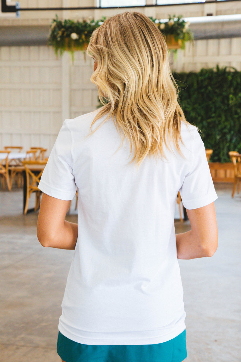 Lake Vibes Graphic Tee, White