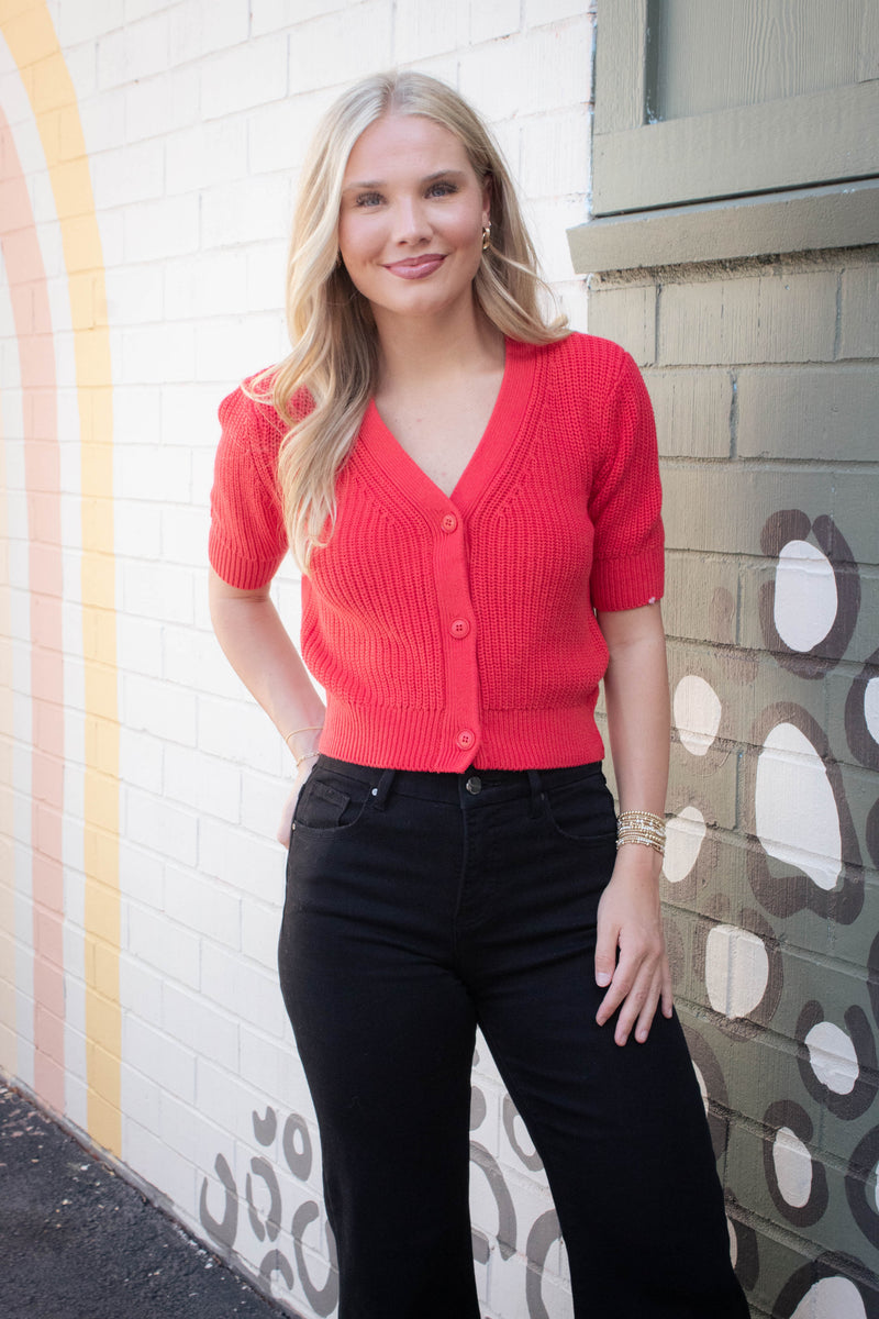 Janae Cardigan, Dark Red | Steve Madden