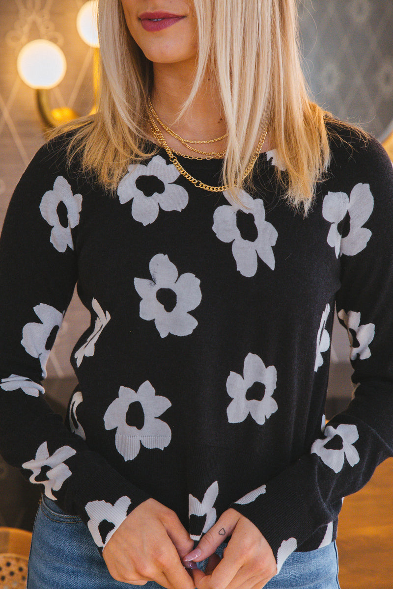 All Day Long Sweater, Flower Pop | Sanctuary