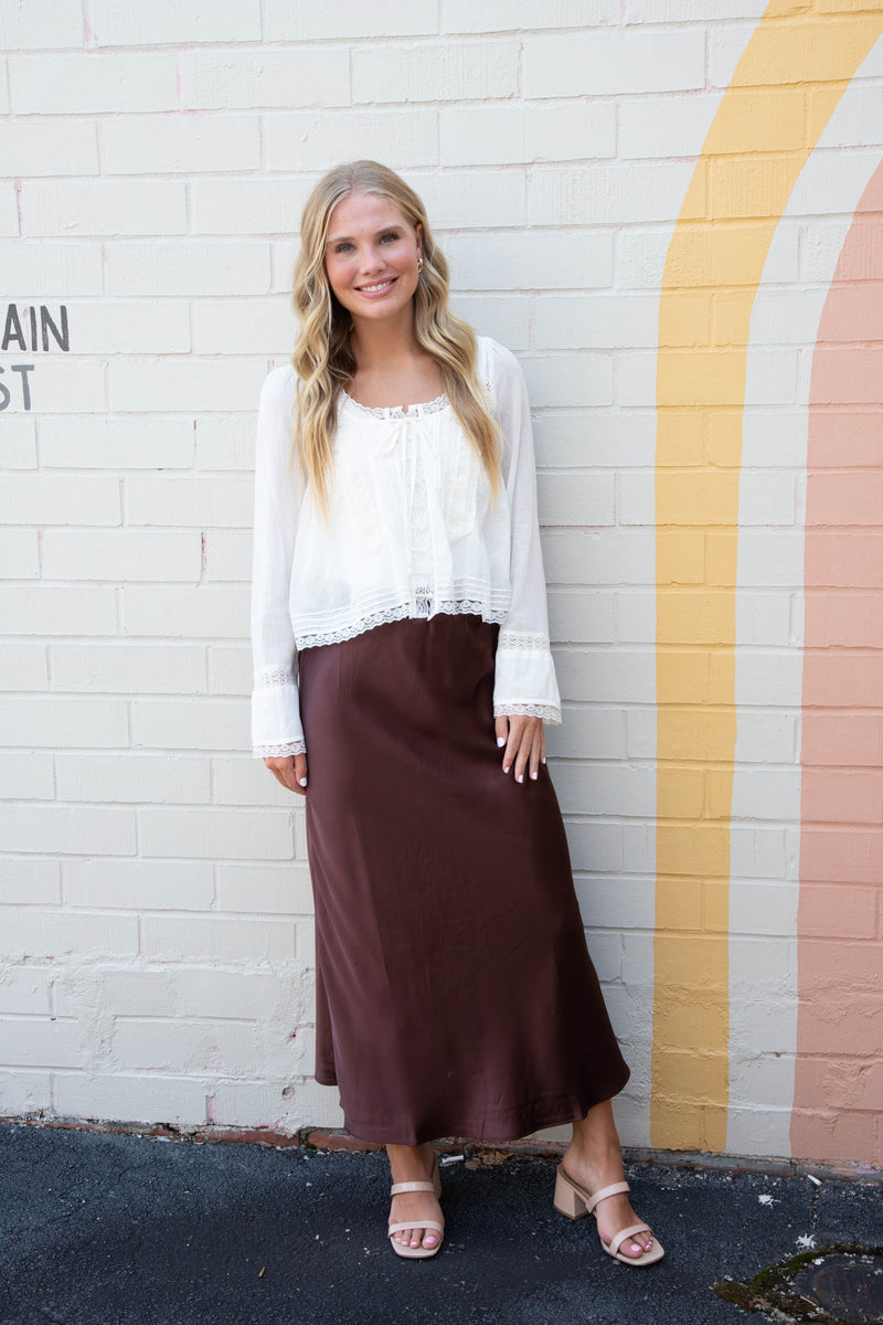 Forevermore Long Sleeve Top, Ivory | Free People