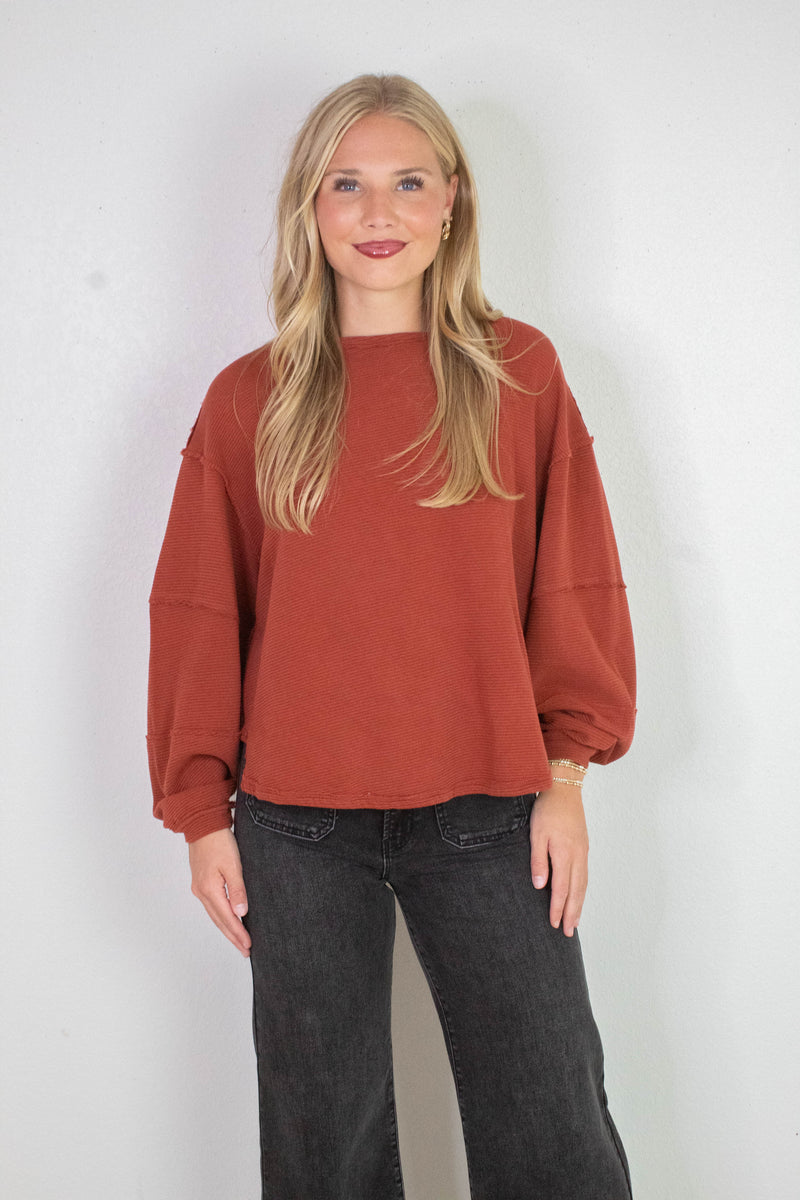 Total Eclipse Tee, Spiced Rum | Free People