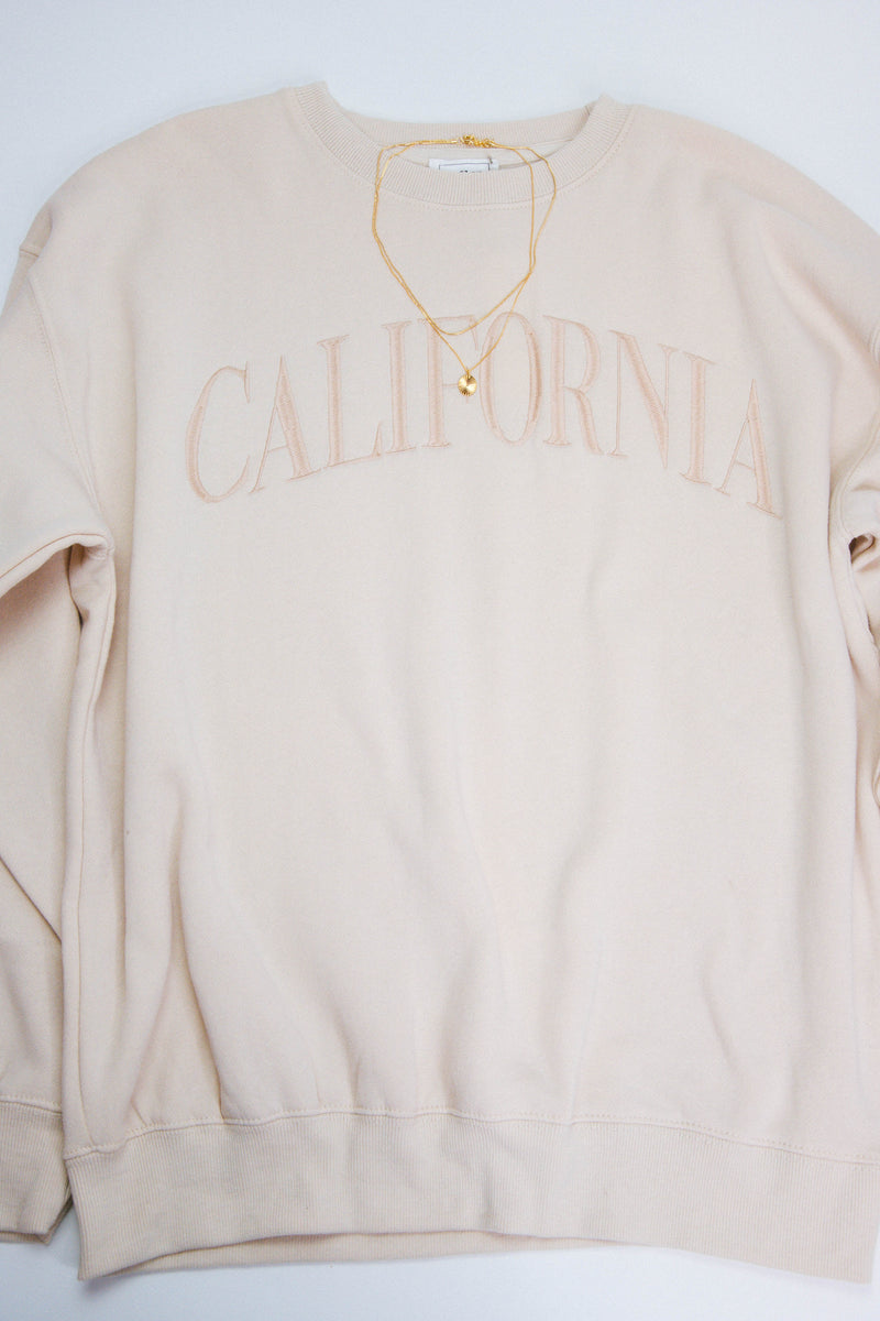 California Dreamin' Sweatshirt, Cream