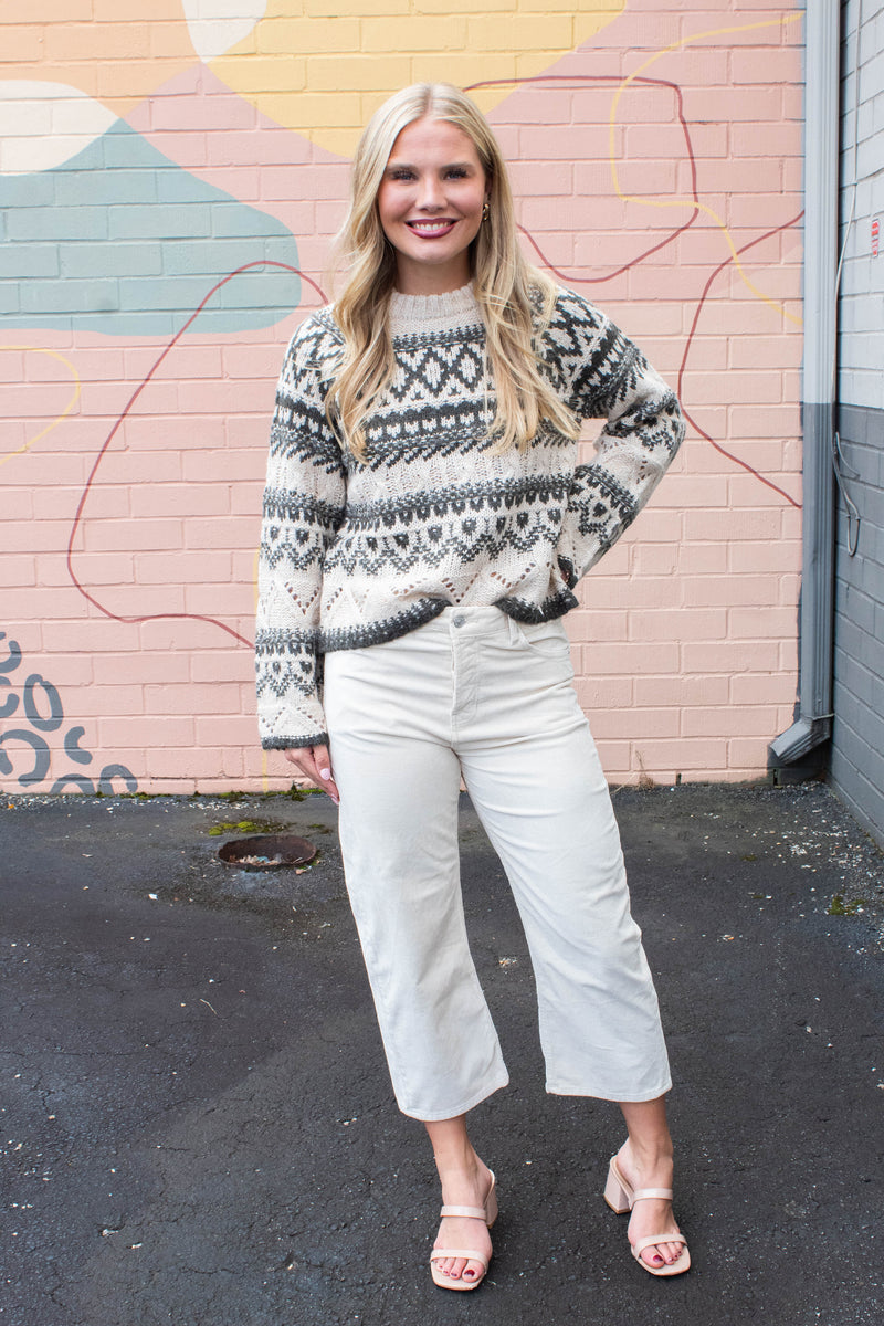 Deep Trance Corduroy Pant, White Swan | Free People
