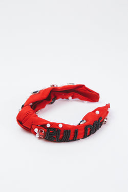 UGA Gameday Beaded Headband, Red