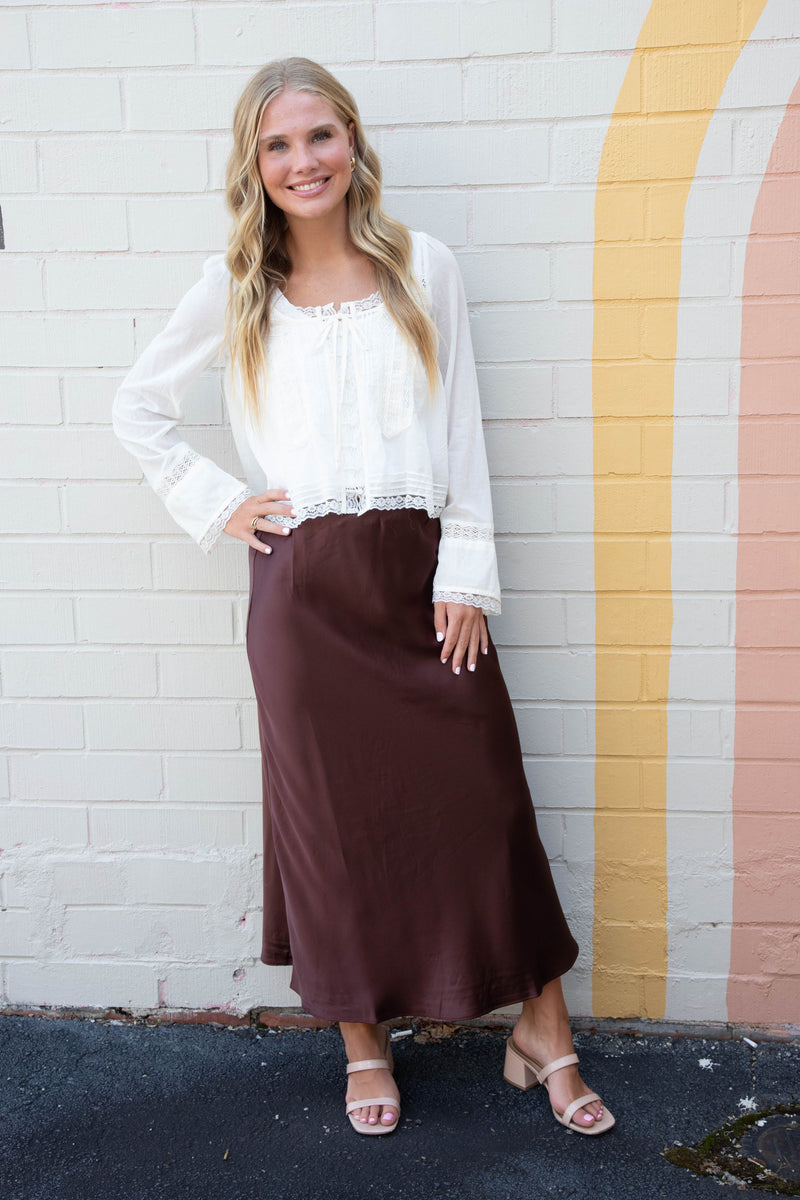 Forevermore Long Sleeve Top, Ivory | Free People