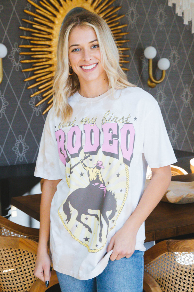 Not My First Rodeo Graphic Tee, Tie Dye | Recycled Karma