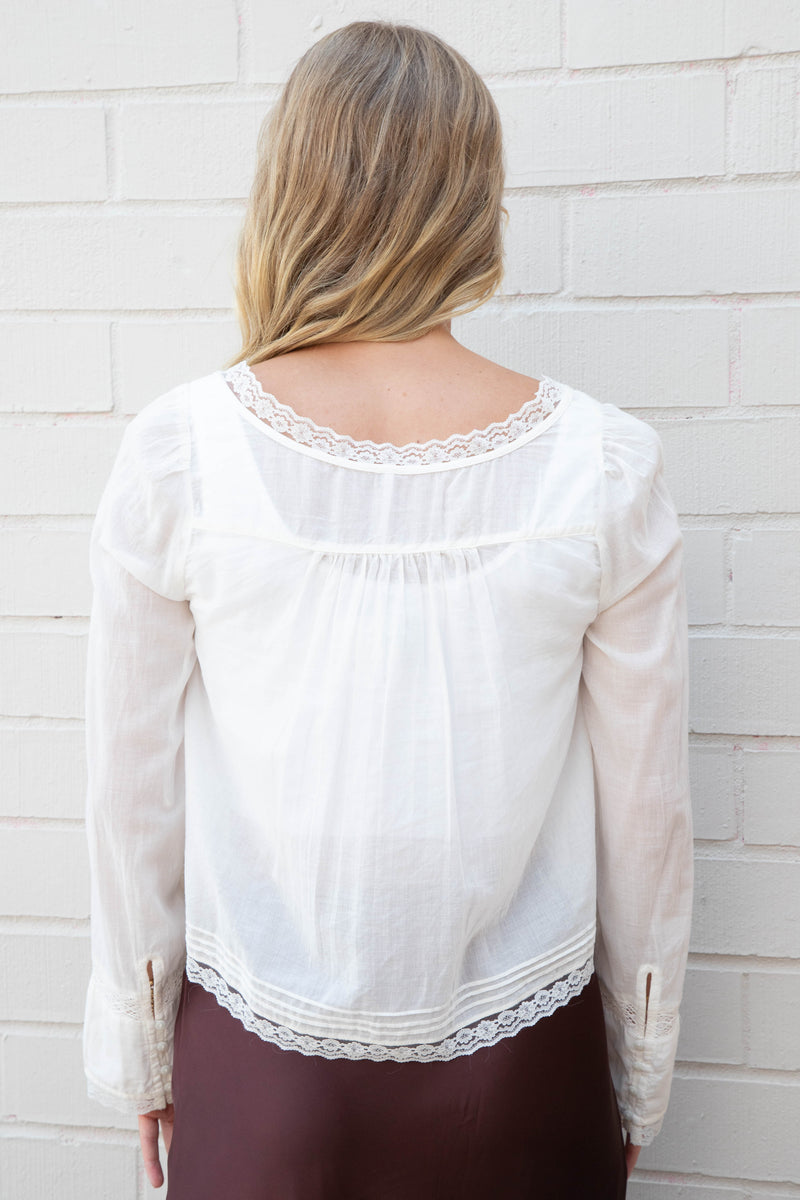 Forevermore Long Sleeve Top, Ivory | Free People