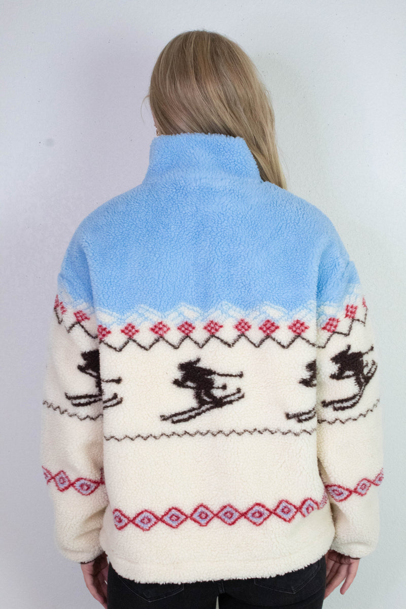 Alpine Sherpa Half Zip Jacket, Mu Skier | RD Style