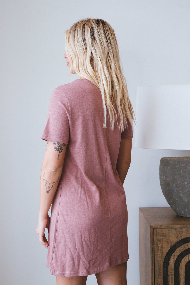 Traveler's T-Shirt Dress, Ash Rose | Sanctuary