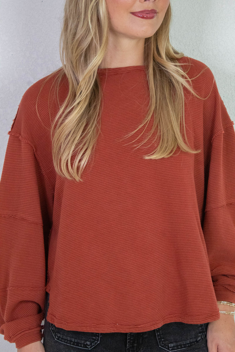 Total Eclipse Tee, Spiced Rum | Free People