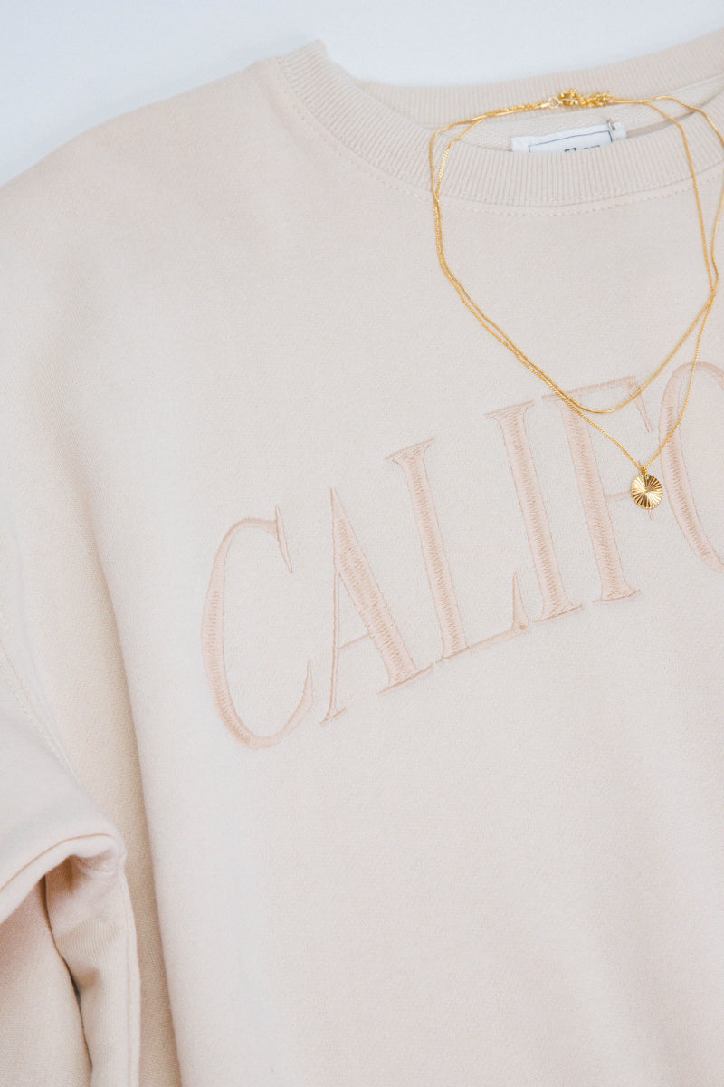 California Dreamin' Sweatshirt, Cream
