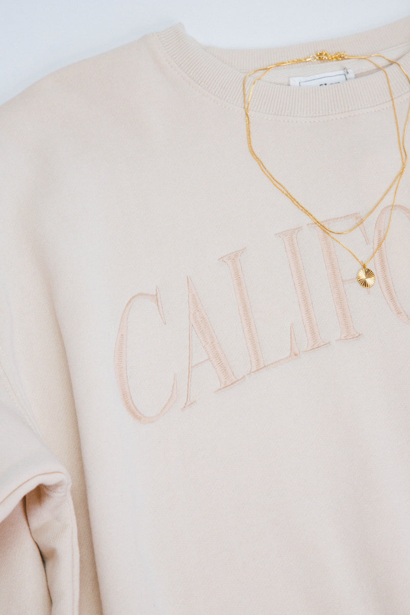 California Dreamin' Sweatshirt, Cream