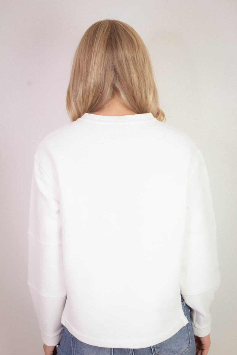 Lucina Ottoman Knit High Low Top, Calla Lilly | RD Style