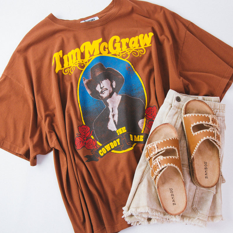 Tim McGraw The Cowboy in Me Tee, Sable | Daydreamer