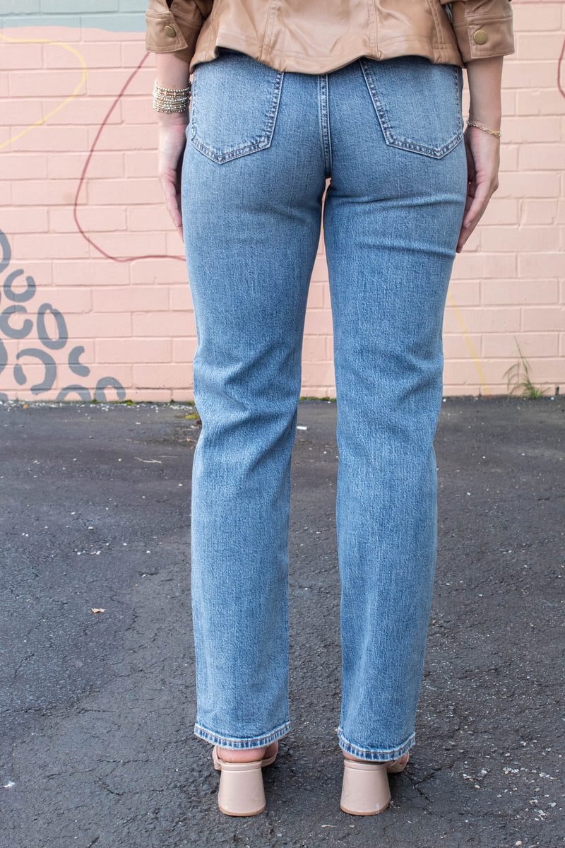 Sundaze High Rise Vintage Straight Jean, Brooklyn | Daze
