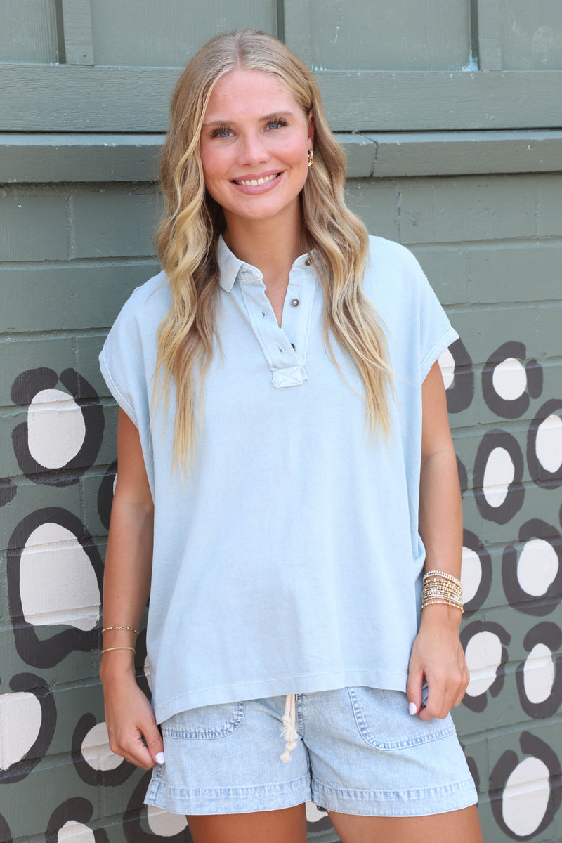 Keep On Polo, Polar Fog | Free People