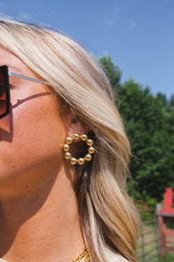 Lolita Earrings, Gold | Sahira Jewelry