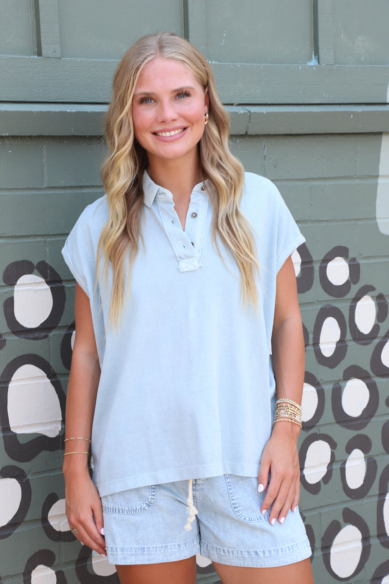 Keep On Polo, Polar Fog | Free People