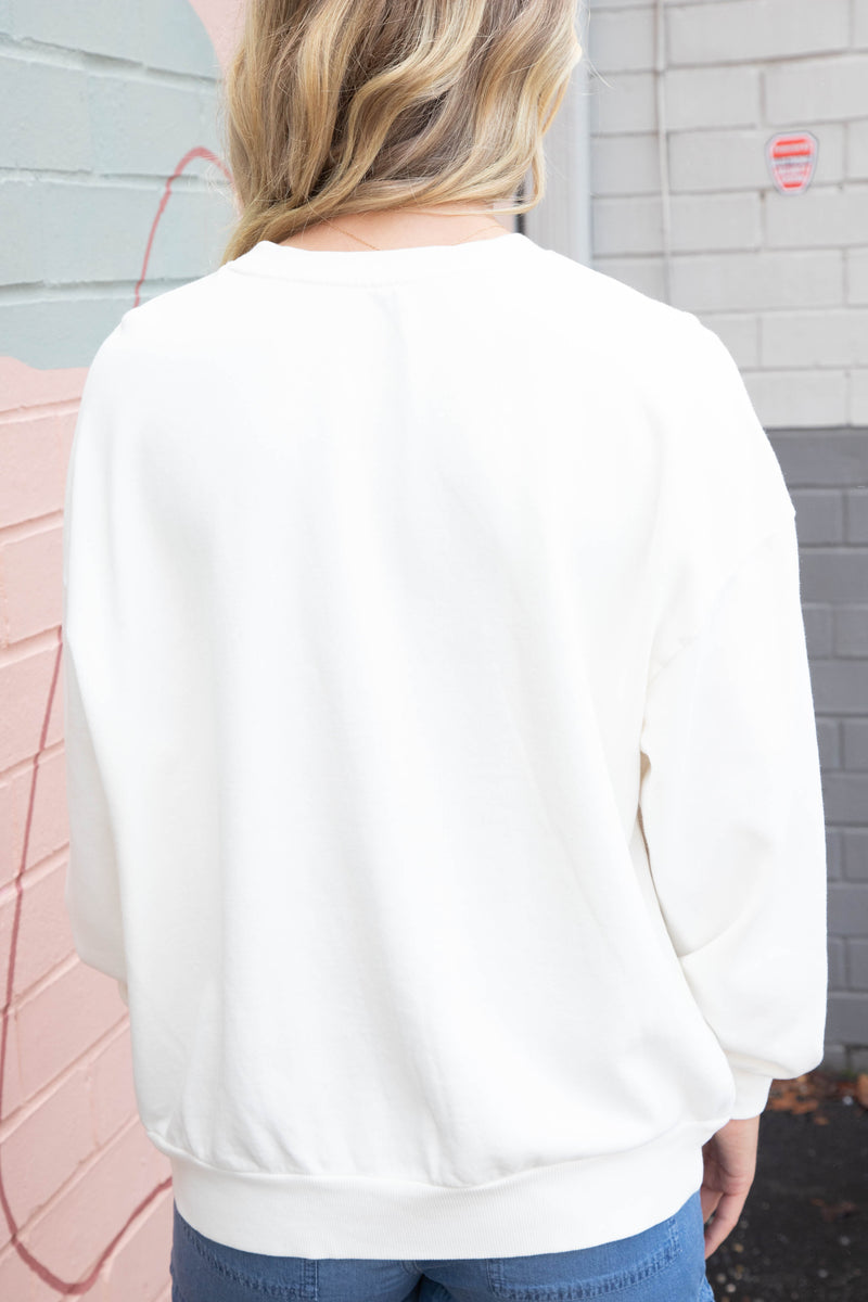 Flag Sunday Sweatshirt, Sea Salt | Z Supply