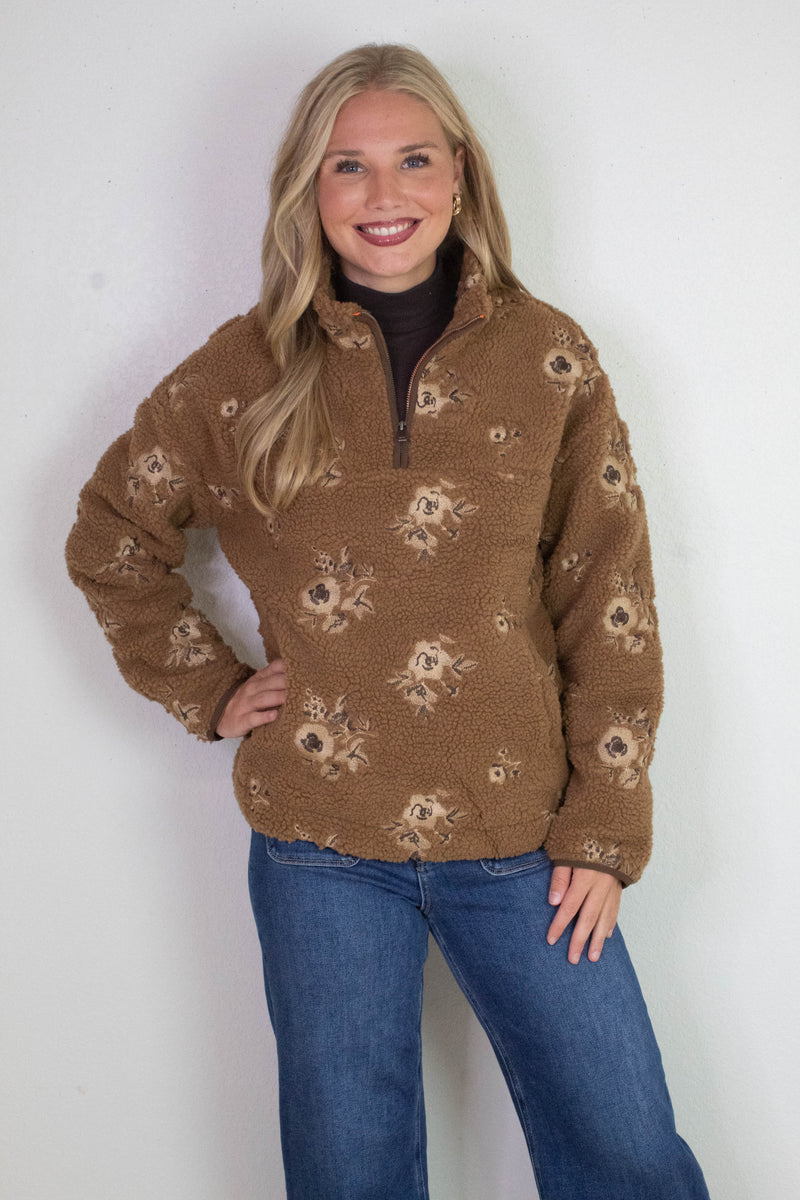 Poppy Anorak Jacket, Caramel Beige | RD Style