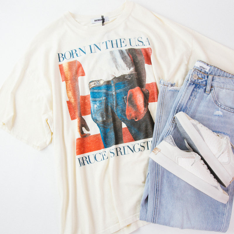Bruce Springsteen Born in the USA Tee, Stone Vintage | Daydreamer
