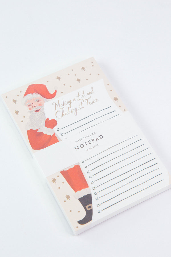 Santa's List Notepad | Rifle Paper Co.