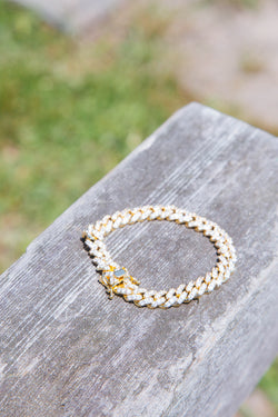 Nikki Pave Bracelet, Gold | Sahira Jewelry