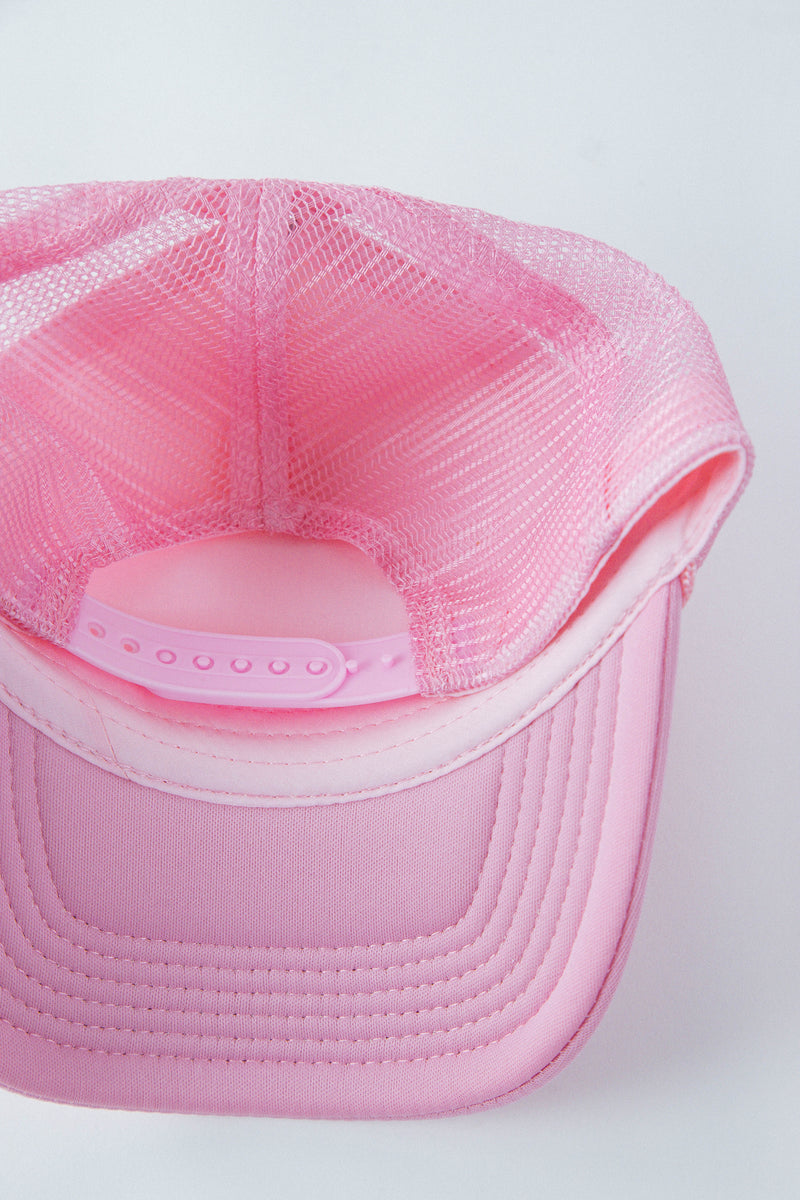 The Girls Are Girling Trucker Hat, Pink