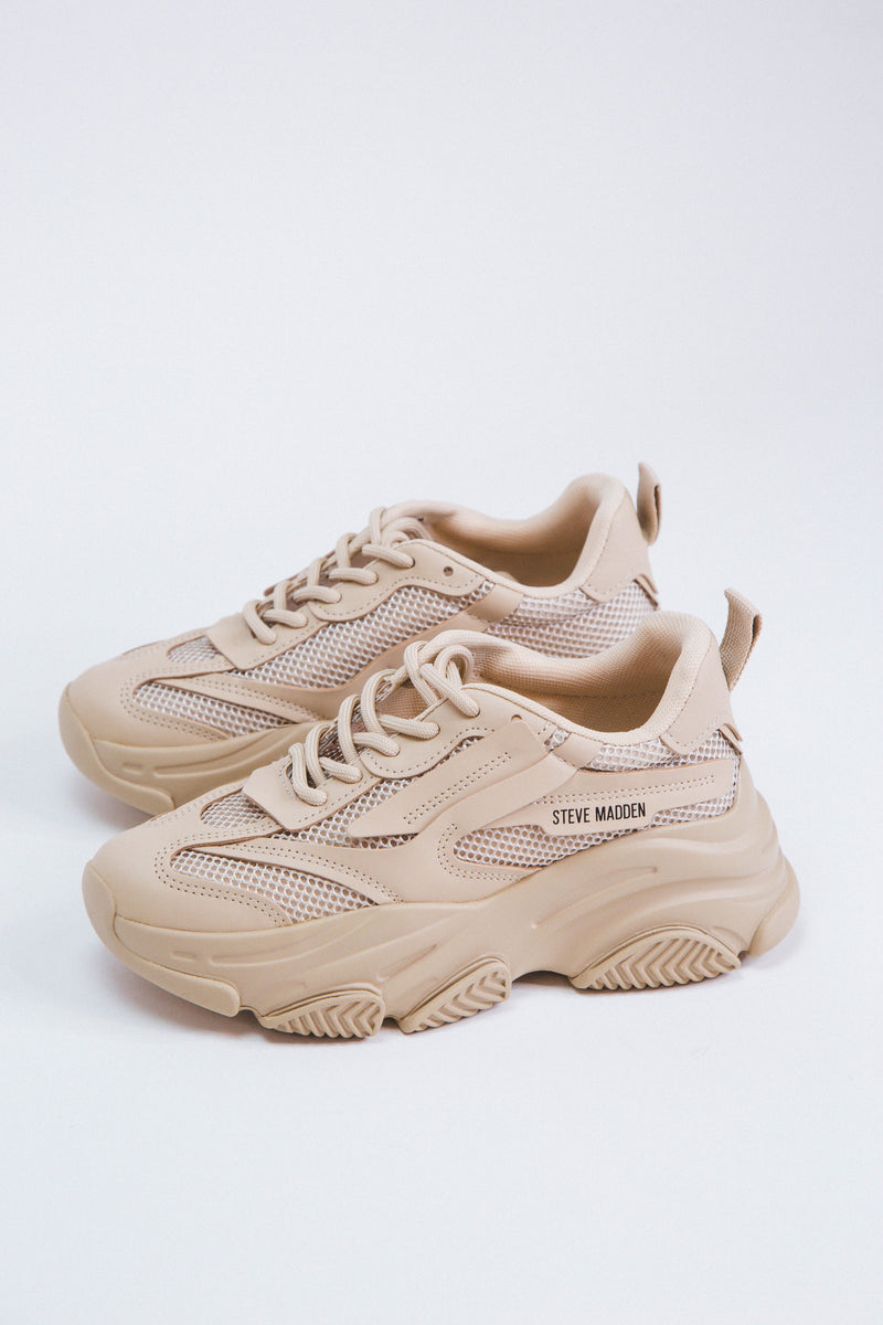 Possession Chunky Sneaker, Tan | Steve Madden