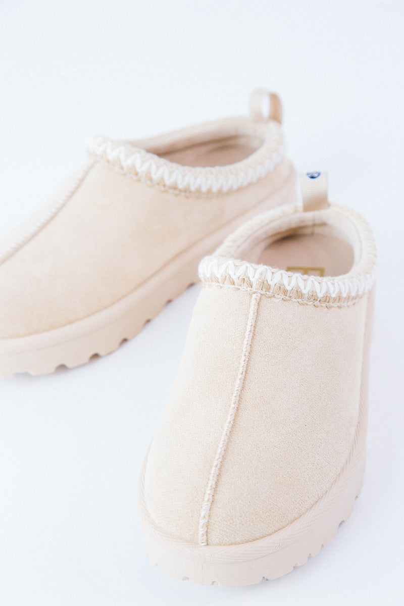 Zen Stitched Slippers, Natural | Beach by Matisse