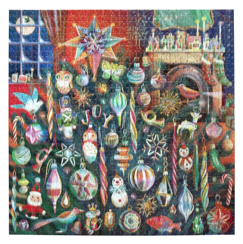 Holiday Ornaments 1000 Piece Puzzle