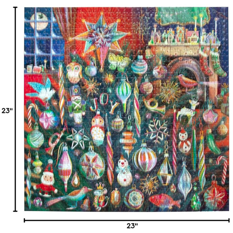 Holiday Ornaments 1000 Piece Puzzle